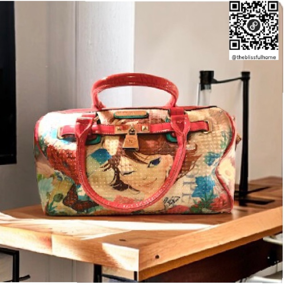 Nicole Lee Rare Collectible Satchel Handbag (No shoulder strap included)